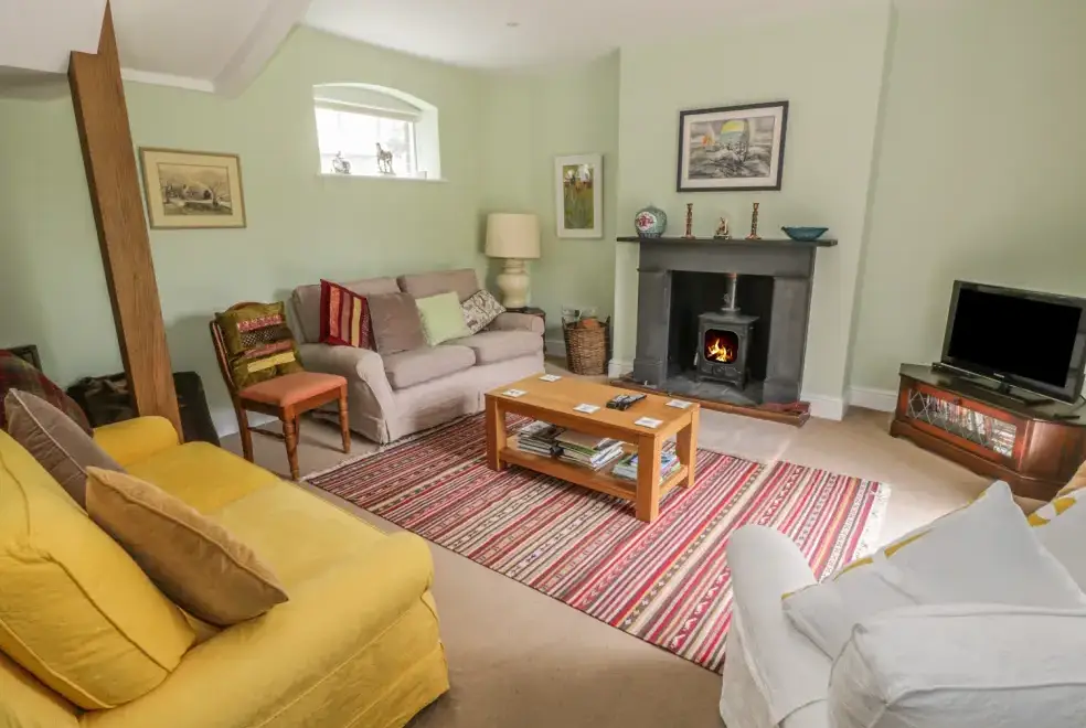 Lounge at Bryn Howell Holiday Barn