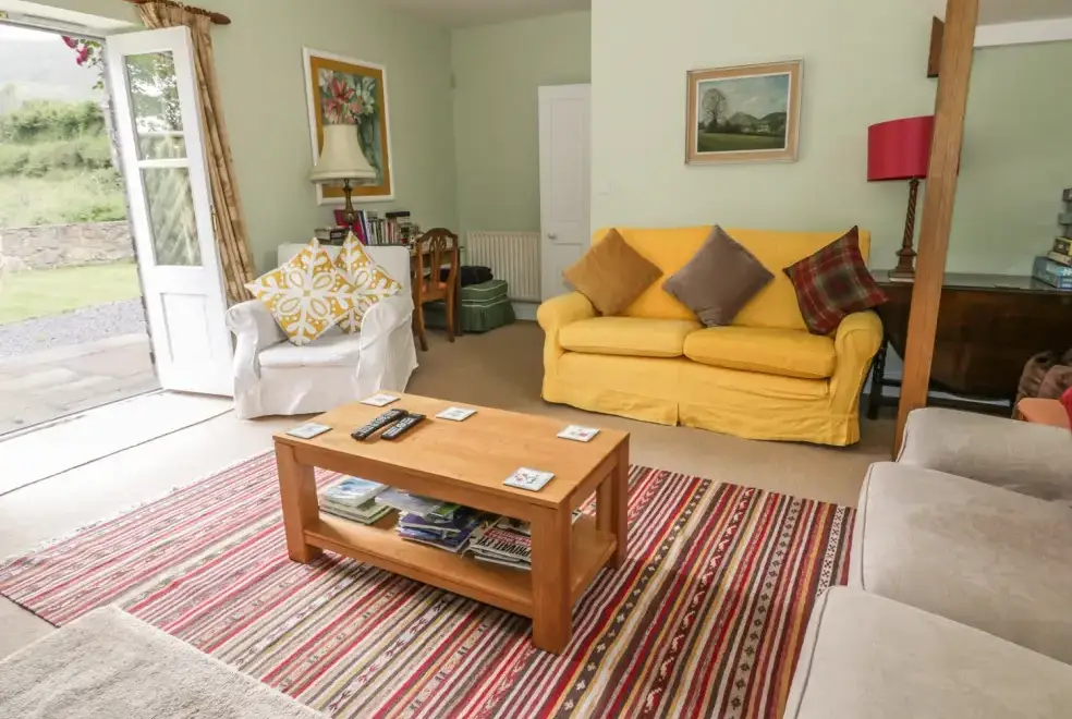 Lounge at Bryn Howell Holiday Barn