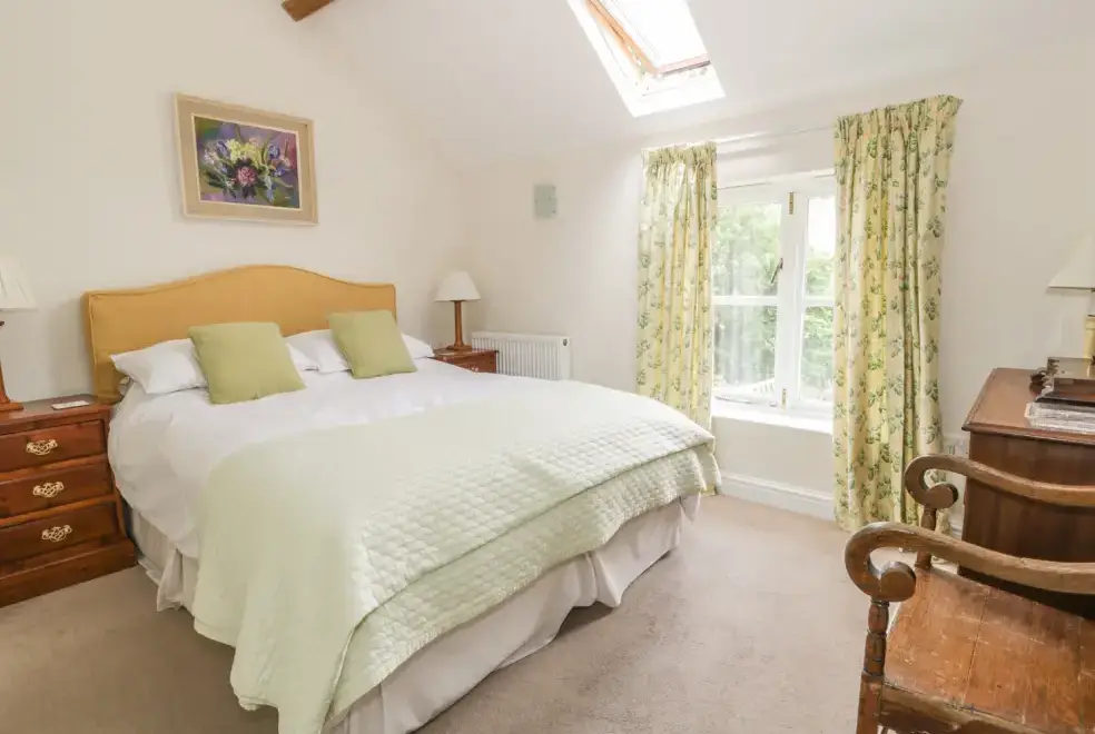Bedroom at Bryn Howell Holiday Barn