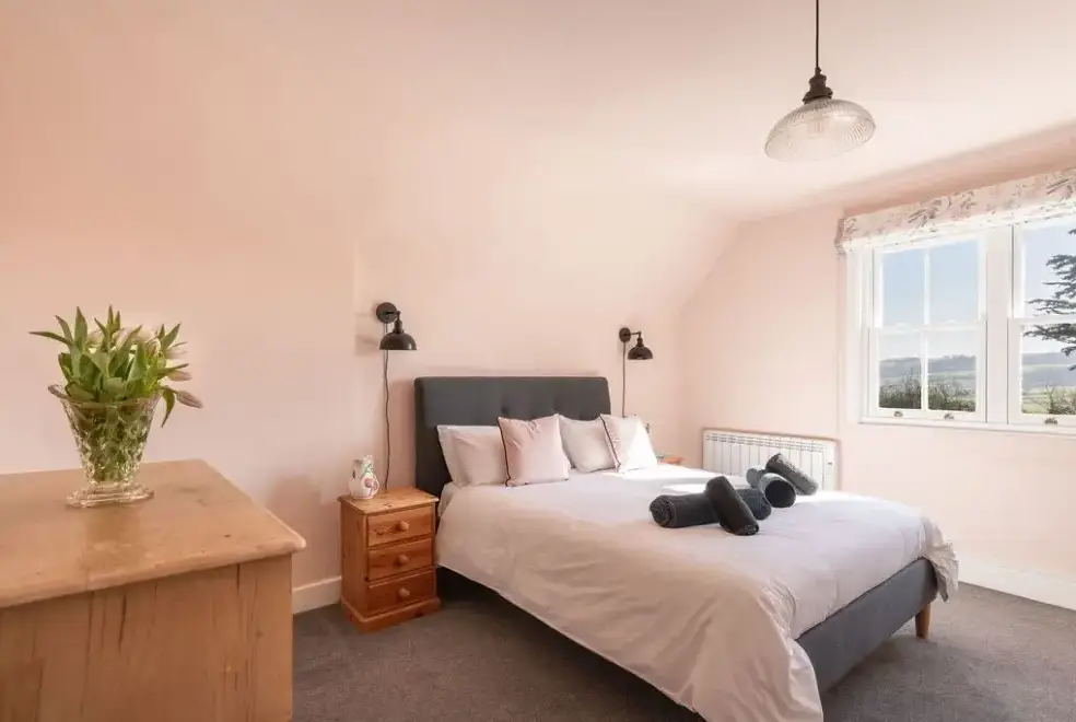 Bedroom at Bucknowle Lodge