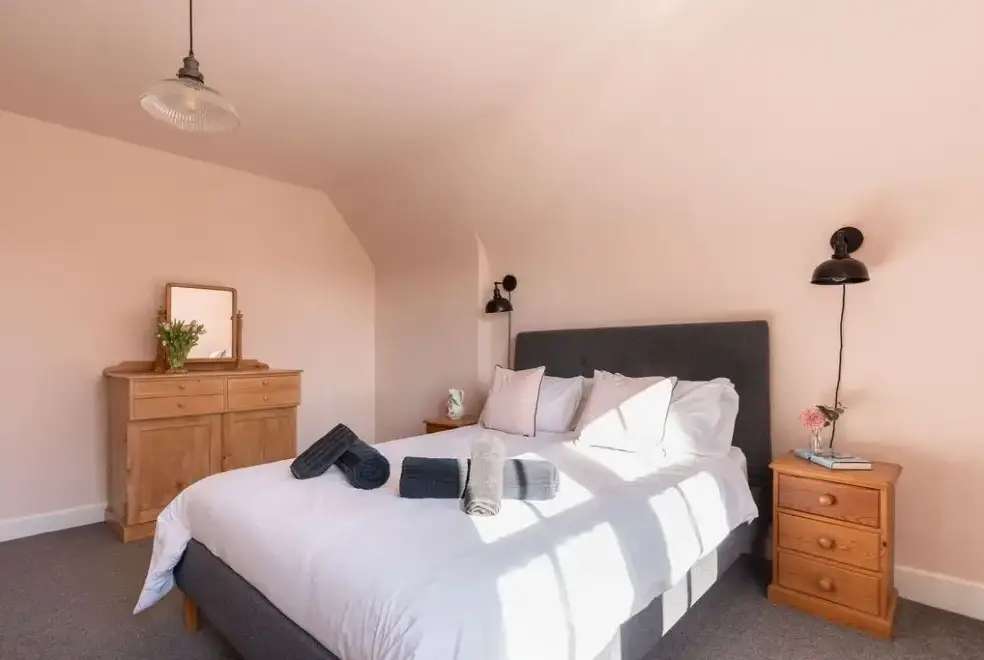 Bedroom at Bucknowle Lodge