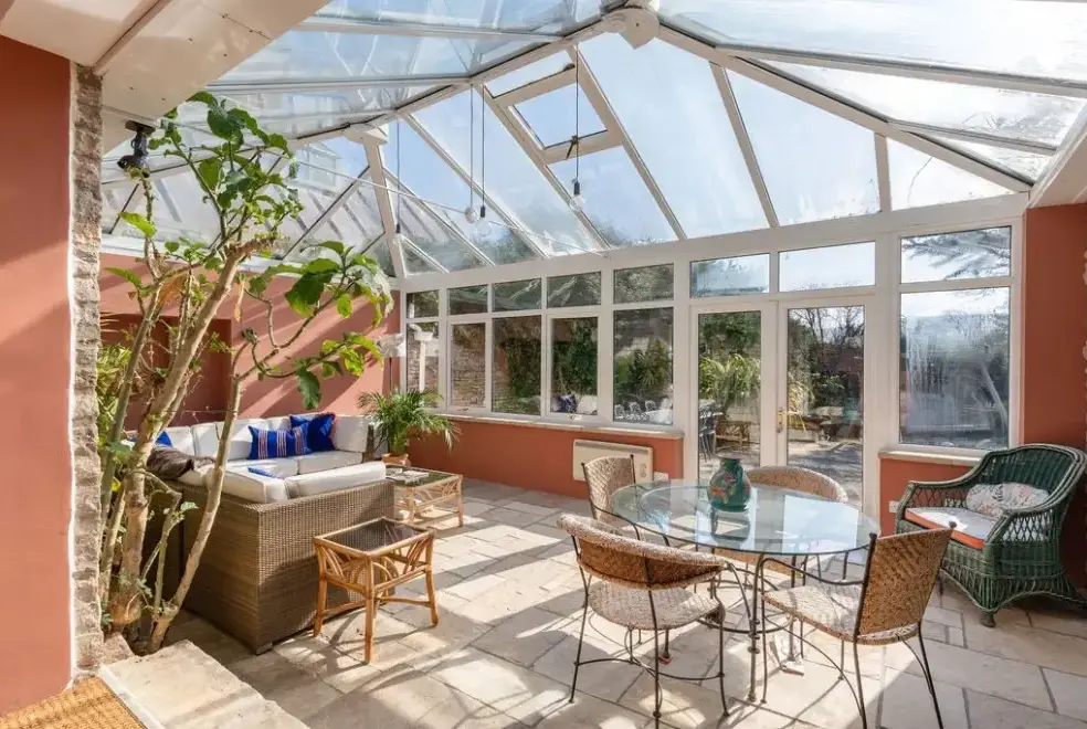 Conservatory at Bucknowle Lodge
