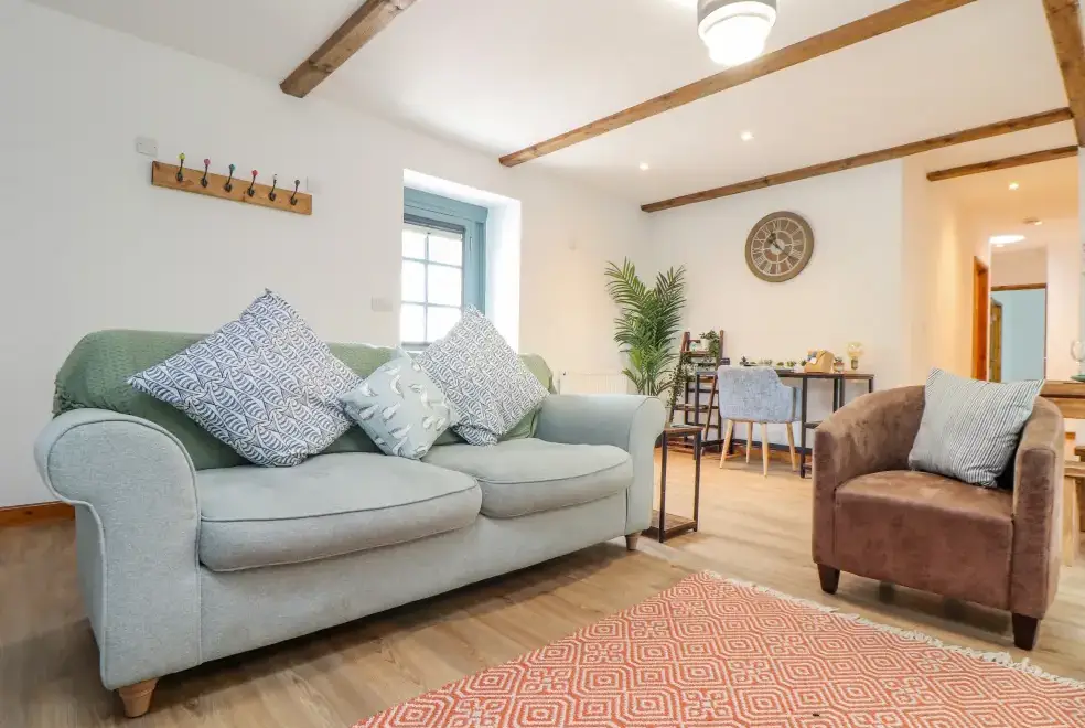 Open plan living area at Budock