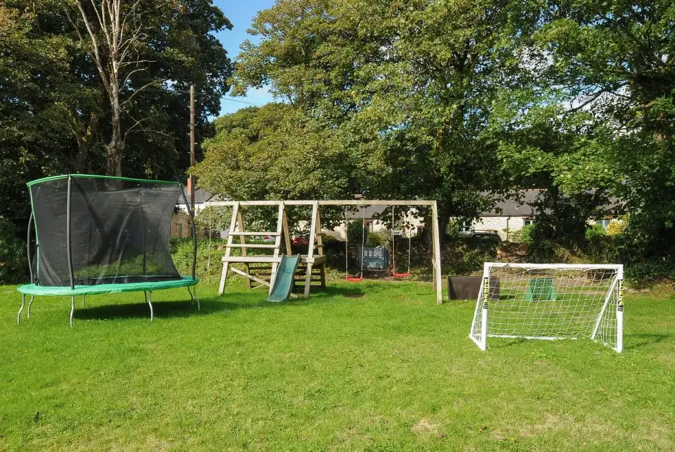 Children’s play area at Budock