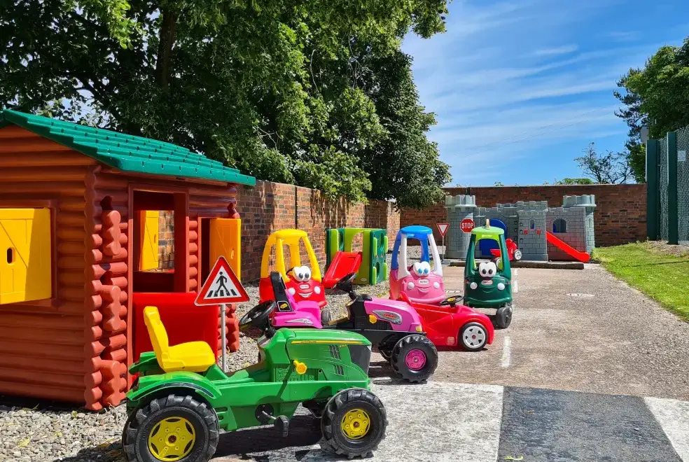 Children’s play area at Buttercups 5 Star Cottage with Indoor Pool, Sports Court & Toddler Play Area