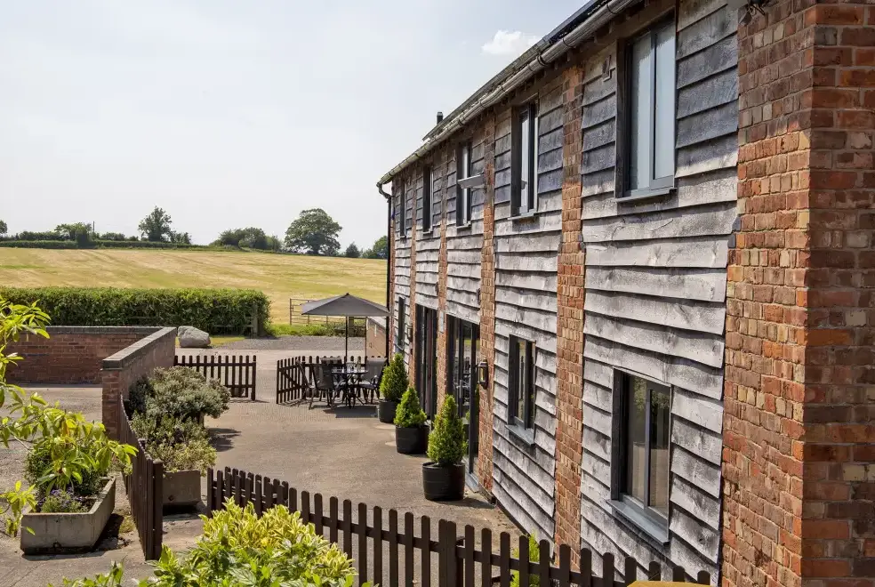 Buttercups 5 Star Cottage with Indoor Pool, Sports Court & Toddler Play Area, from the outside