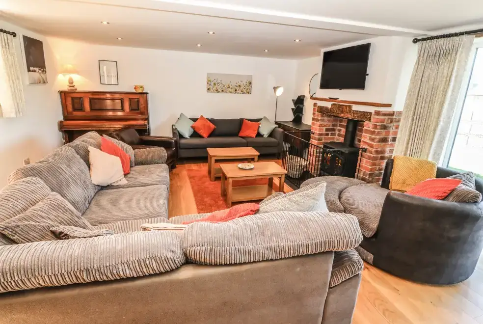 Lounge at Bwthyn Y Bugail (Shepherd's Cottage