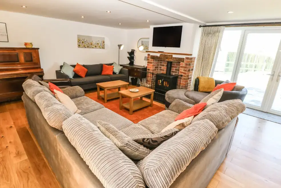 Lounge at Bwthyn Y Bugail (Shepherd's Cottage