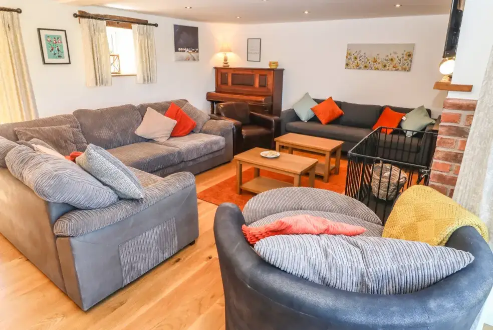 Lounge at Bwthyn Y Bugail (Shepherd's Cottage