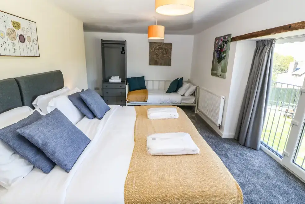 Bedroom at Bwthyn Y Bugail (Shepherd's Cottage