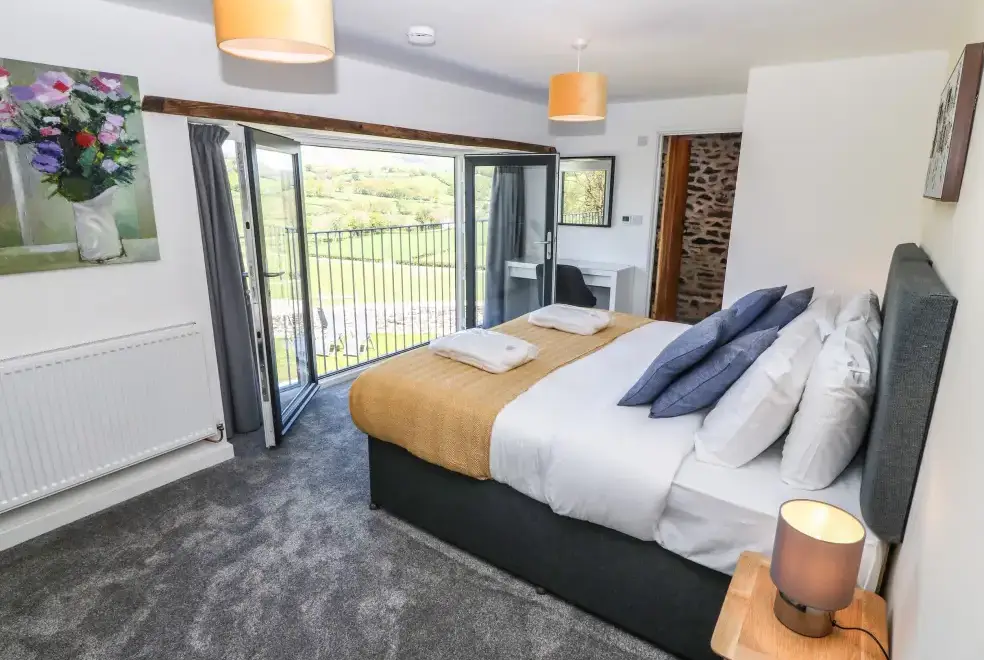 Bedroom at Bwthyn Y Bugail (Shepherd's Cottage