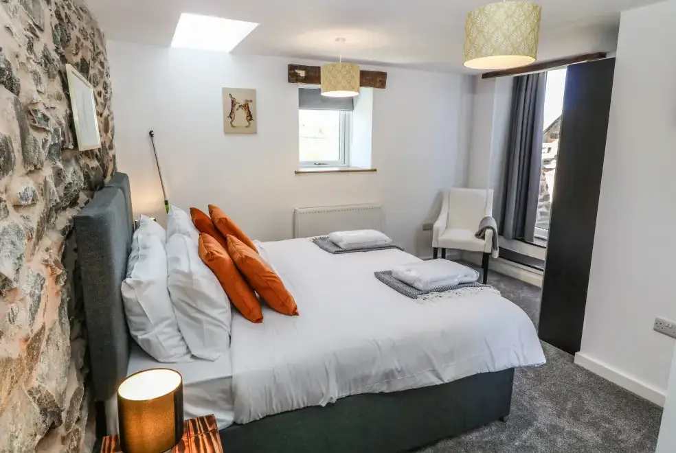 Bedroom at Bwthyn Y Bugail (Shepherd's Cottage