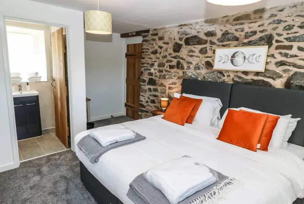 Bedroom at Bwthyn Y Bugail (Shepherd's Cottage