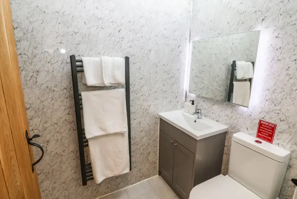 Shower room at Bwthyn Y Bugail (Shepherd's Cottage
