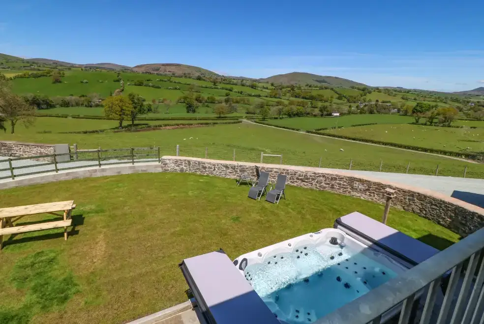 Countryside views at Bwthyn Y Bugail (Shepherd's Cottage