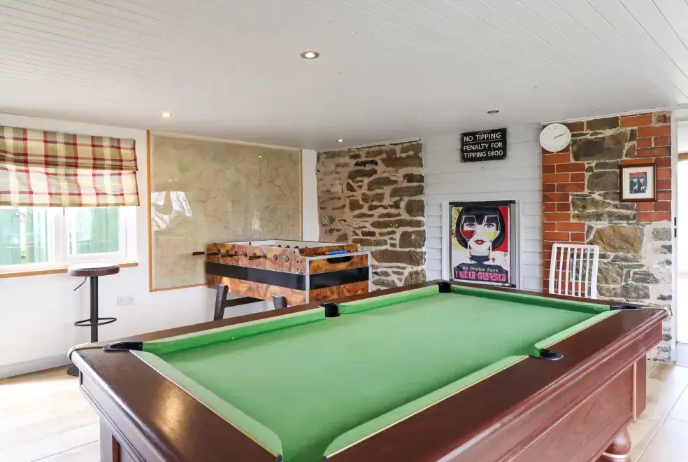Games Room at Bwthyn Y Bugail (Shepherd's Cottage