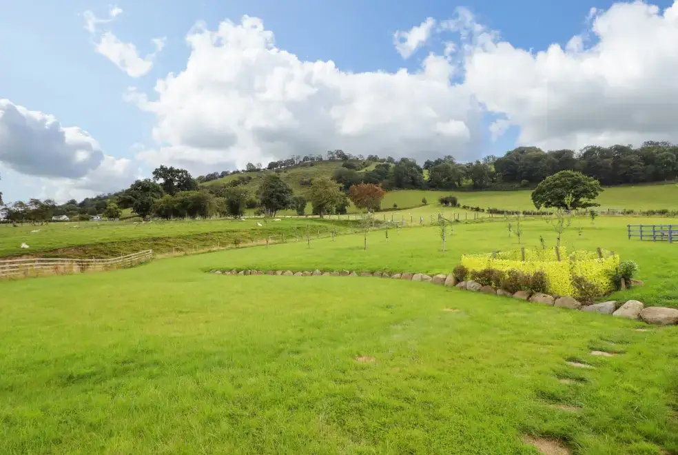 Countryside views at Bwthyn Y Bugail (Shepherd's Cottage