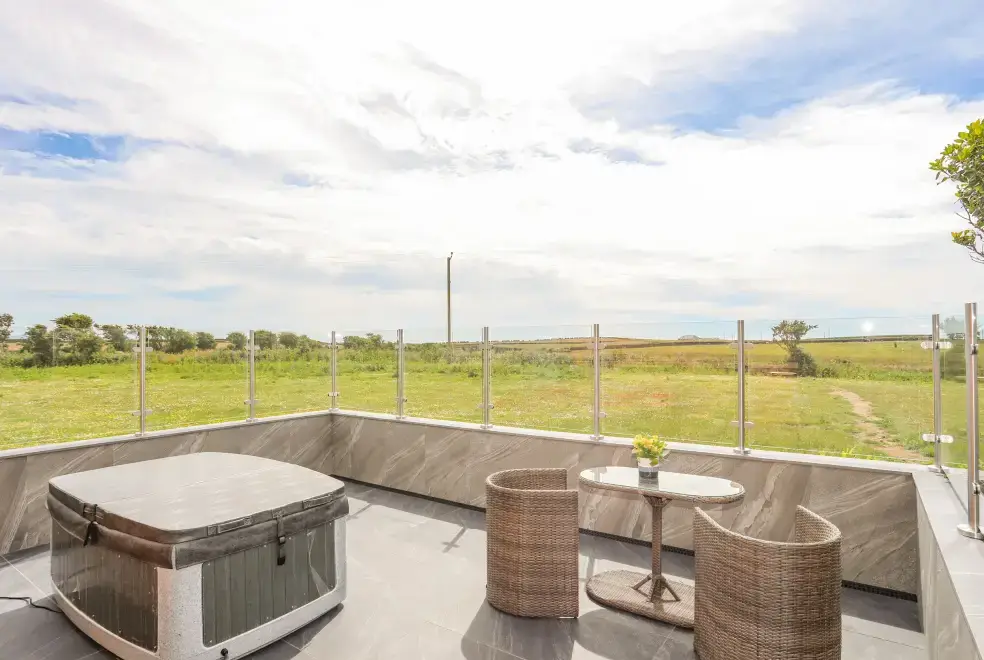 Private Hot Tub at Caban Cariad