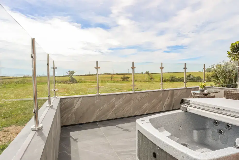 Private Hot Tub at Caban Cariad