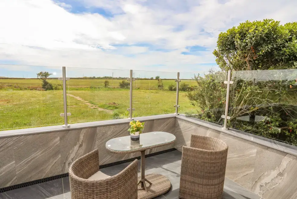 Balcony at Caban Cariad