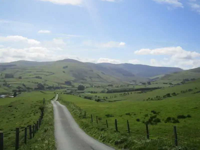 Countryside views at Caban Iwrch with all weather Hot tub