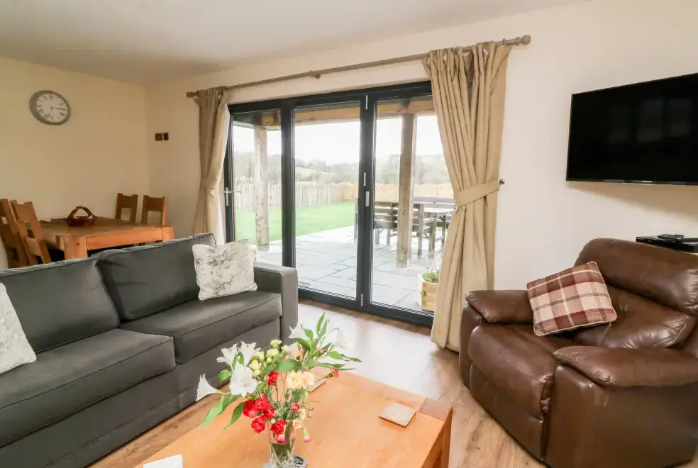 Lounge at Caban Nant Ddu