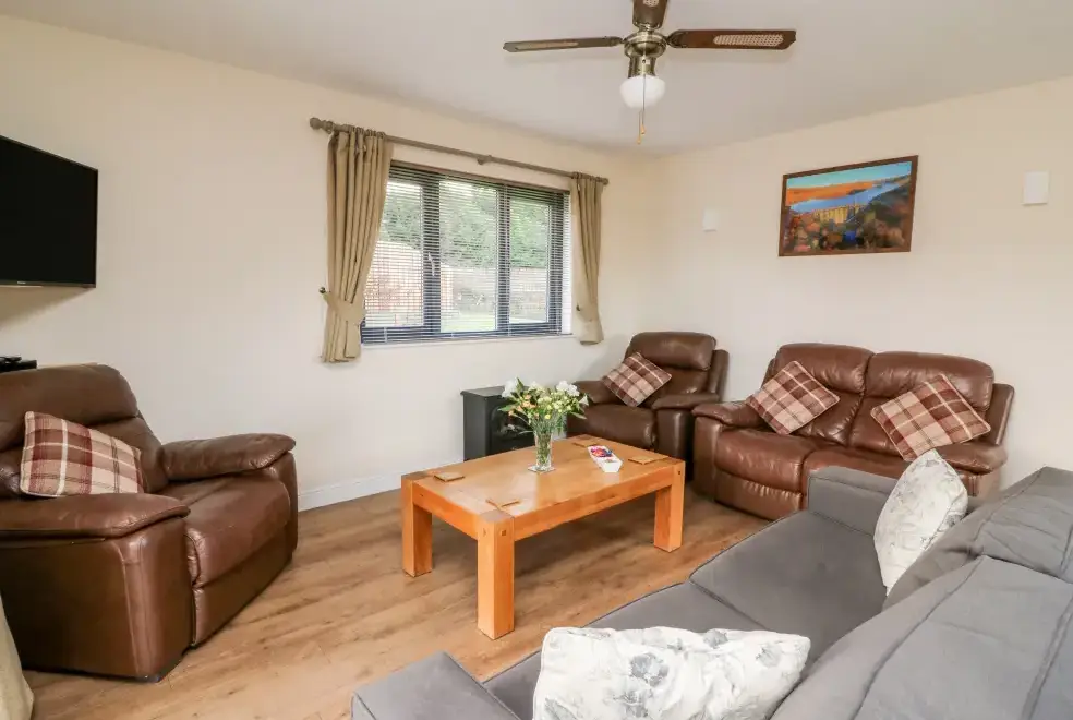 Lounge at Caban Nant Ddu