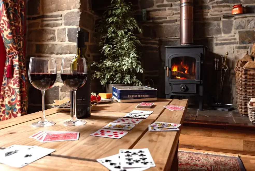 Drawing room at Cae Madog Barn