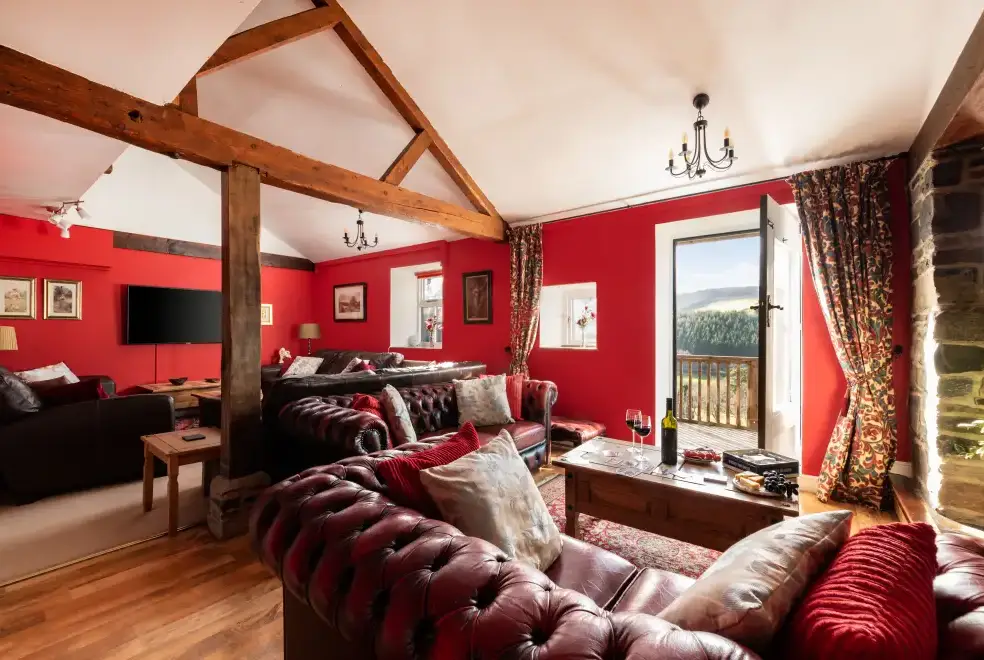 Lounge at Cae Madog Barn