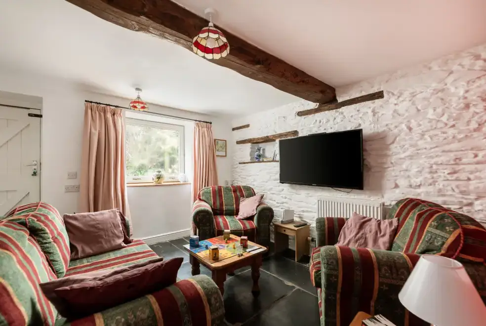 Lounge at Cae Madog Barn