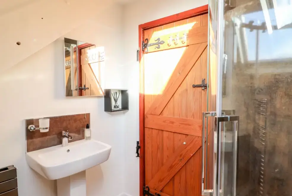 Shower room at Caecrwn