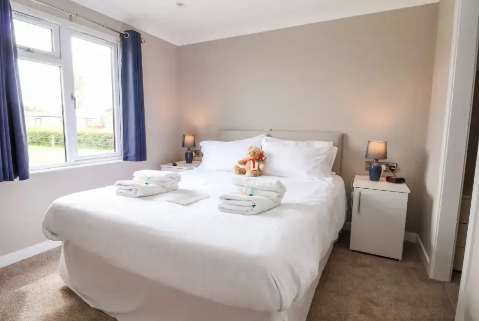 Bedroom at Callow Holiday Lodge