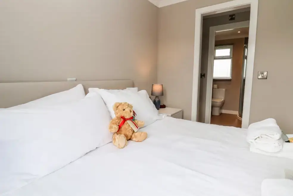 Bedroom at Callow Holiday Lodge