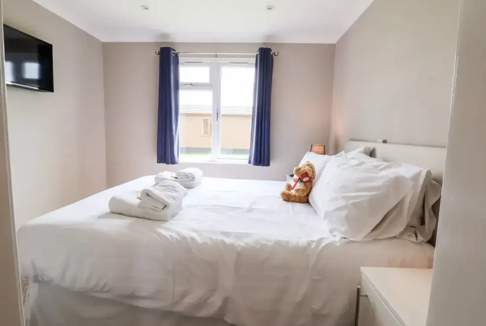 Bedroom at Callow Holiday Lodge