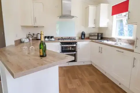 Luxury kitchen at Callow Lodge 22, Shropshire