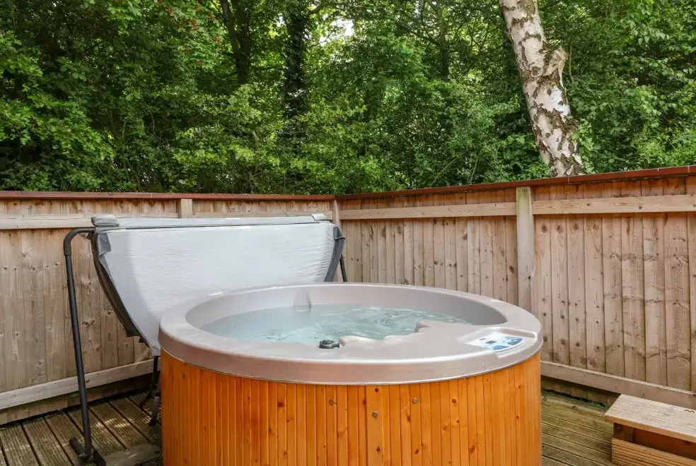 Private Hot Tub at Callow Lodge 22
