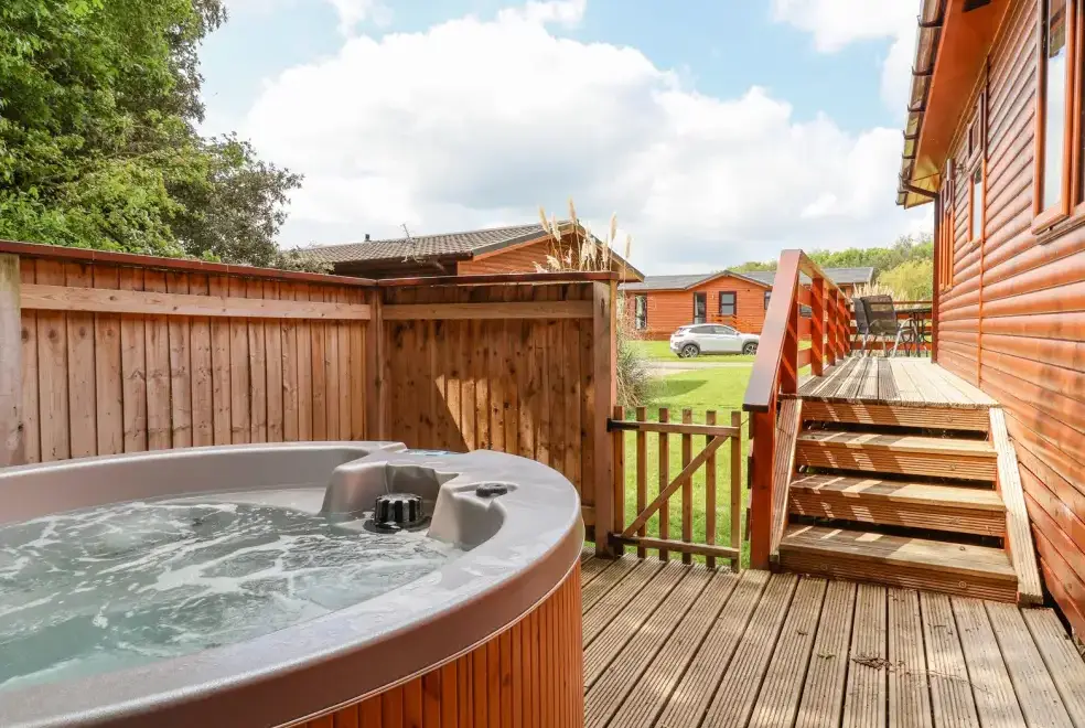 Private Hot Tub at Callow Lodge 22