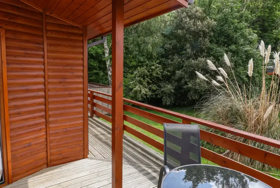 Decked area at Callow Lodge 22