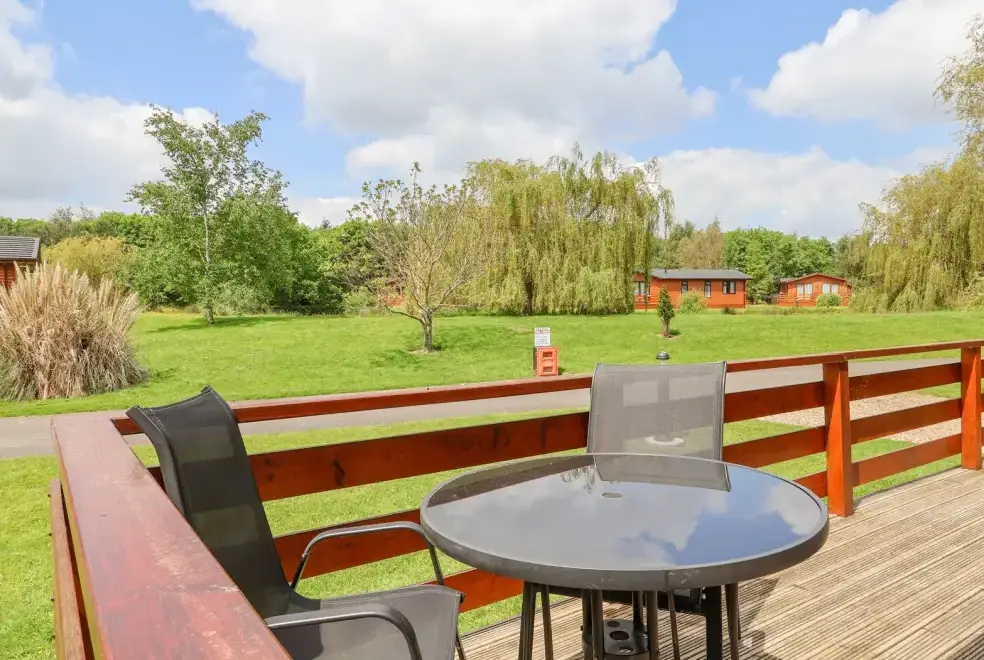 Decked area at Callow Lodge 22