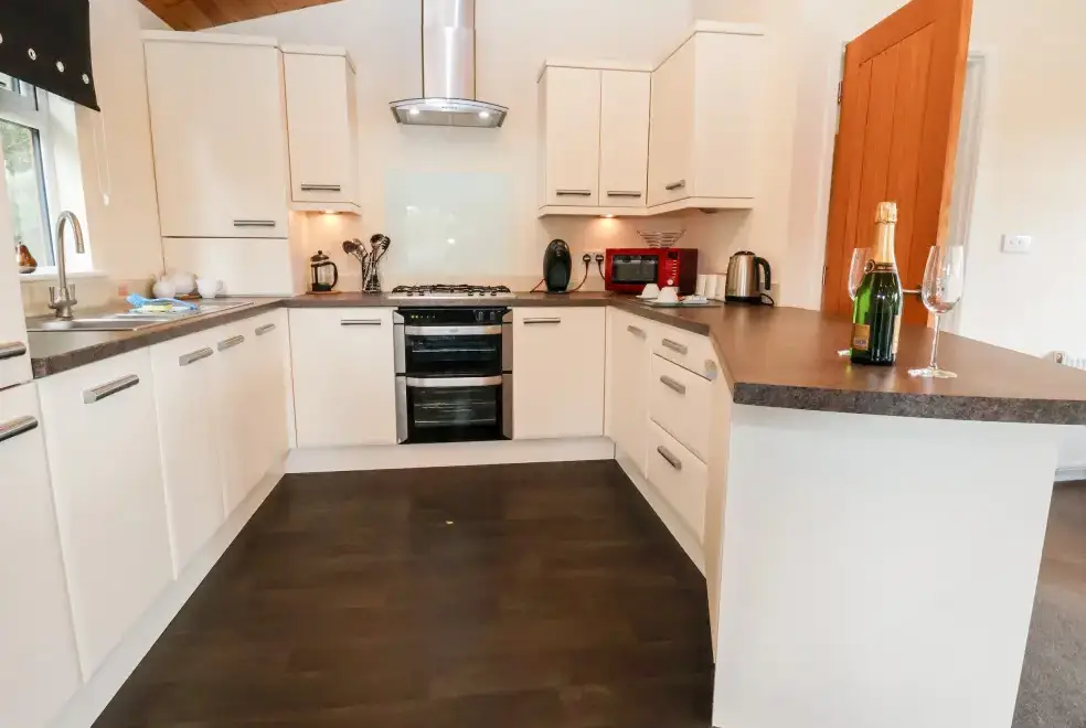 Kitchen/diner at Callow Timber Lodge 2