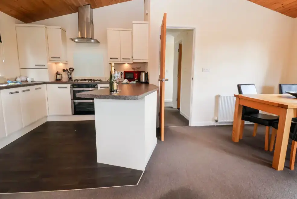 Kitchen/diner at Callow Timber Lodge 2