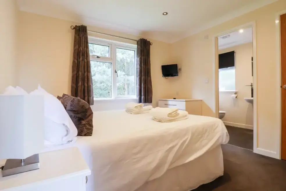 Bedroom at Callow Timber Lodge 2