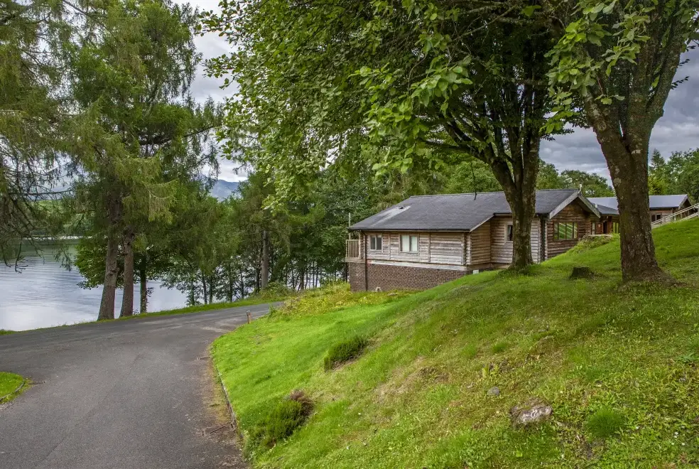 Lake view at Carrick Lodge