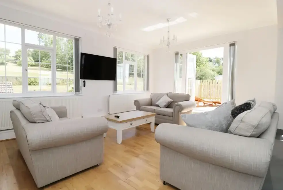 Lounge at Castle Top Retreat