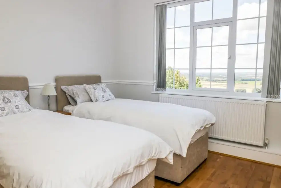 Bedroom at Castle Top Retreat