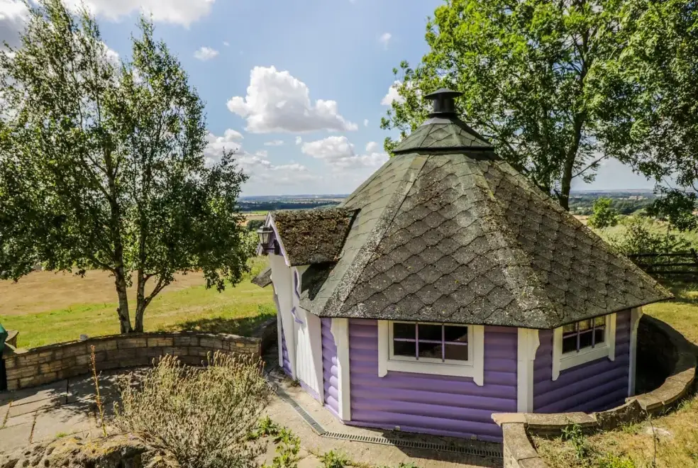 Countryside views at Castle Top Retreat