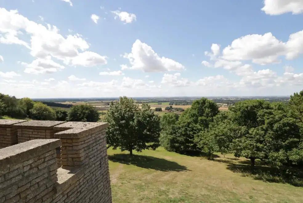 Countryside views at Castle Top Retreat