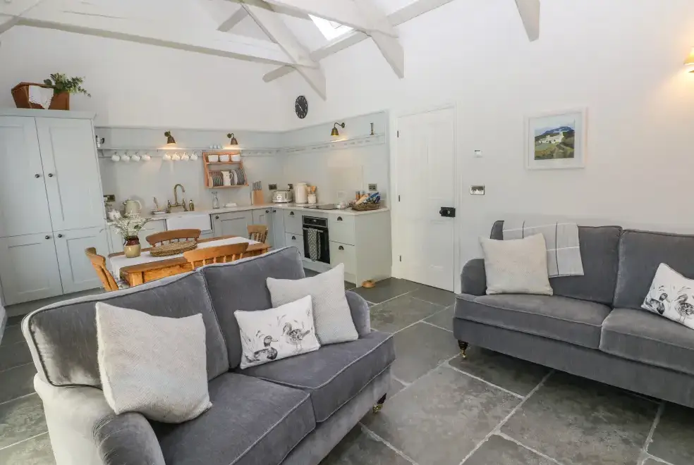 Open plan living area at Catamouse