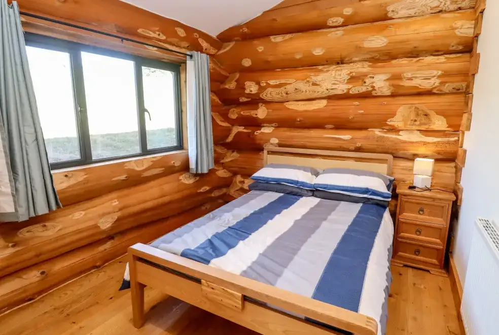 Bedroom at Cedar Cabin