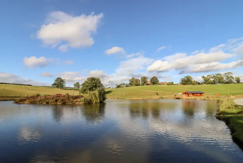 Lake view at Cedar Cabin